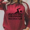 Swimming Instructor Lesson Swim Coach Raglan Sleeve Sweatshirt Heather Dust Swimming Instructor Lesson Swim Coach Raglan Sleeve Sweatshirt Heather Dust