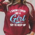 Swimming For Men Women Kids Swimmer Swim Lovers Raglan Sleeve Sweatshirt Heather Dust Swimming For Men Women Kids Swimmer Swim Lovers Raglan Sleeve Sweatshirt Heather Dust