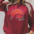 Swimming Retro Vintage 80s Style Swimmer Raglan Sleeve Sweatshirt Heather Dust Swimming Retro Vintage 80s Style Swimmer Raglan Sleeve Sweatshirt Heather Dust