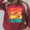 Swimming Swim Raglan Sleeve Sweatshirt Heather Dust