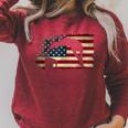 Swimming Swim Team Distressed American Flag USA Swimmer Raglan Sleeve Sweatshirt Heather Dust Swimming Swim Team Distressed American Flag USA Swimmer Raglan Sleeve Sweatshirt Heather Dust