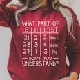 Swimming Swimmer What Part Don't You Understand Swim Team Raglan Sleeve Sweatshirt Heather Dust