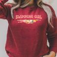 Swimming Swimming Water Sports Swimmer Raglan Sleeve Sweatshirt Heather Dust Swimming Swimming Water Sports Swimmer Raglan Sleeve Sweatshirt Heather Dust