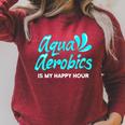 Swimming Water Aerobics Lover Aqua Aerobics Is My Happy Hour Raglan Sleeve Sweatshirt Heather Dust Swimming Water Aerobics Lover Aqua Aerobics Is My Happy Hour Raglan Sleeve Sweatshirt Heather Dust