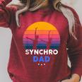 Synchronized Swimming Synchro Dad Raglan Sleeve Sweatshirt Heather Dust Synchronized Swimming Synchro Dad Raglan Sleeve Sweatshirt Heather Dust