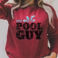 Vintage The Pool Guy Swimming For Him T-Shirt Raglan Sleeve Sweatshirt Heather Dust Vintage The Pool Guy Swimming For Him T-Shirt Raglan Sleeve Sweatshirt Heather Dust
