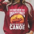 Women's Canoe Old Man Raglan Sleeve Sweatshirt Heather Dust