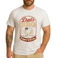 BBQ Dad's Backyard Grill & Que Men's Casual T-Shirt White BBQ Dad's Backyard Grill & Que Men's Casual T-Shirt White
