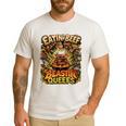 Eatin Beef Blastin Queefs BBQ Dad Grill Cookout Meme Men's Casual T-Shirt White Eatin Beef Blastin Queefs BBQ Dad Grill Cookout Meme Men's Casual T-Shirt White
