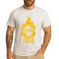 Grill Legend King Of The Backyard BBQ Dad Humor Chef Men's Casual T-Shirt White