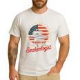 Smokeologist Grilling BBQ Dad Men's Casual T-Shirt White