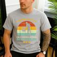 Bbq Dad Cooler Retro Barbecue Grill Fathers Day Daddy Papa Men's Casual T-Shirt Sport Grey