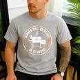 BBQ Dad Dinner Will Be Ready In 18 Hours Smoking Meat Men's Casual T-Shirt Sport Grey BBQ Dad Dinner Will Be Ready In 18 Hours Smoking Meat Men's Casual T-Shirt Sport Grey