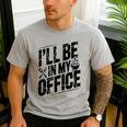 BBQ Dad Grilling Retro Cookout Men's Casual T-Shirt Sport Grey