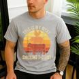 This Is My Meat Smoking Tee BBQ Dad Barbeque Smoker Men's Casual T-Shirt Sport Grey