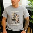 Sorry Ladies This Guy Has A Grill BBQ Dad Men Lover Men's Casual T-Shirt Sport Grey