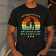 Bbq Dad Cooler Retro Barbecue Grill Fathers Day Daddy Papa Men's Casual T-Shirt Dark Grey
