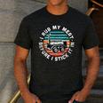 BBQ Dad Offset Smoker Pit Accessory I Rub My Meat Text Men's Casual T-Shirt Dark Grey BBQ Dad Offset Smoker Pit Accessory I Rub My Meat Text Men's Casual T-Shirt Dark Grey