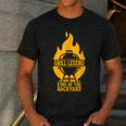 Grill Legend King Of The Backyard BBQ Dad Humor Chef Men's Casual T-Shirt Dark Grey