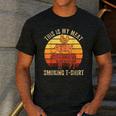 This Is My Meat Smoking Tee BBQ Dad Barbeque Smoker Men's Casual T-Shirt Dark Grey