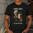 Sorry Ladies This Guy Has A Grill BBQ Dad Men Lover Men's Casual T-Shirt Dark Grey