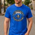 BBQ Dad 250 Years Backyard Freedom 1776 USA Patriot July 4th Men's Casual T-Shirt Royal Blue