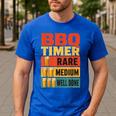 BBQ Dad Griller Weekend Barbecue Men's Casual T-Shirt Royal Blue BBQ Dad Griller Weekend Barbecue Men's Casual T-Shirt Royal Blue