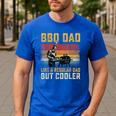 BBQ Dad Like Regular Dad But Cooler Father's Day Men's Casual T-Shirt Royal Blue BBQ Dad Like Regular Dad But Cooler Father's Day Men's Casual T-Shirt Royal Blue