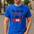 Kids My Daddy Smells Like BBQ Grilling Dad BBQ Dad Master Grill Men's Casual T-Shirt Royal Blue