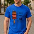 Steak BBQ Dad You'Re The Rarest Of Them All Fathers Day Men's Casual T-Shirt Royal Blue