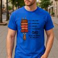 Steak BBQ Dad You'Re The Rarest Of Them All Fathers Day Raglan Baseball Tee Men's Casual T-Shirt Royal Blue Steak BBQ Dad You'Re The Rarest Of Them All Fathers Day Raglan Baseball Tee Men's Casual T-Shirt Royal Blue