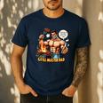 BBQ Dad Tee Grill Is Hot My Opinions Present Apparel Men's Casual T-Shirt Navy BBQ Dad Tee Grill Is Hot My Opinions Present Apparel Men's Casual T-Shirt Navy