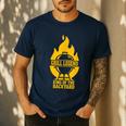 Grill Legend King Of The Backyard BBQ Dad Humor Chef Men's Casual T-Shirt Navy