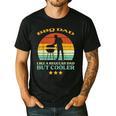 Bbq Dad Cooler Retro Barbecue Grill Fathers Day Daddy Papa Men's Casual T-Shirt Black