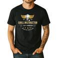 Grill Instructor BBQ Dad – 'Cue Command Op Open Flame Father Men's Casual T-Shirt Black Grill Instructor BBQ Dad – 'Cue Command Op Open Flame Father Men's Casual T-Shirt Black