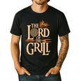 Lord Of The Grill BBQ Daddy Nerd Dad Men's Casual T-Shirt Black