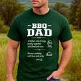 BBQ Dad Grilling Father Day Family Food Love Novelty Graphic Men's Casual T-Shirt Forest