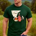 BBQ Dad Grilling Humor Men Backyard Men's Casual T-Shirt Forest