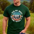 BBQ Dad Offset Smoker Pit Accessory I Rub My Meat Text Men's Casual T-Shirt Forest BBQ Dad Offset Smoker Pit Accessory I Rub My Meat Text Men's Casual T-Shirt Forest