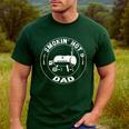 BBQ Dad Smokin Hot Dad Grill Master Fathers Day Men's Casual T-Shirt Forest