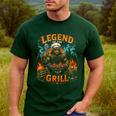 Bigfoot Legend Of The Grill BBQ Dad Father Day 2026 Men's Casual T-Shirt Forest Bigfoot Legend Of The Grill BBQ Dad Father Day 2026 Men's Casual T-Shirt Forest