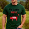 Kids My Daddy Smells Like BBQ Grilling Dad BBQ Dad Master Grill Men's Casual T-Shirt Forest