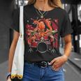 Animal Octopus Musician Drum Kit Octopus Drummer T-Shirt Gifts for Her