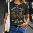 Art Of 8 Limbs MMA Tiger Muay Thai Fighter Muay Thai T-Shirt Gifts for Her