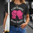 Boxing Gloves Muay Thai Women Girls Muay Thai T-Shirt Gifts for Her