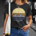 Canoe Canoeing Vintage Sunset T-Shirt Gifts for Her Canoe Canoeing Vintage Sunset T-Shirt Gifts for Her