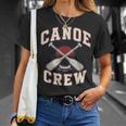 Canoe Crew Paddling Team Retro Graphic T-Shirt Gifts for Her