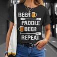 Canoe Kayak Tees Beer Paddle Repeat T-Shirt T-Shirt Gifts for Her