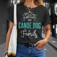Cute Canoe Dog Shirt Family Dog For Women Men Sleeveless T-Shirt Gifts for Her