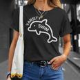 Dolphin Dolfin Varsity Swim Swim Team Swim Club Swimming T-Shirt Gifts for Her